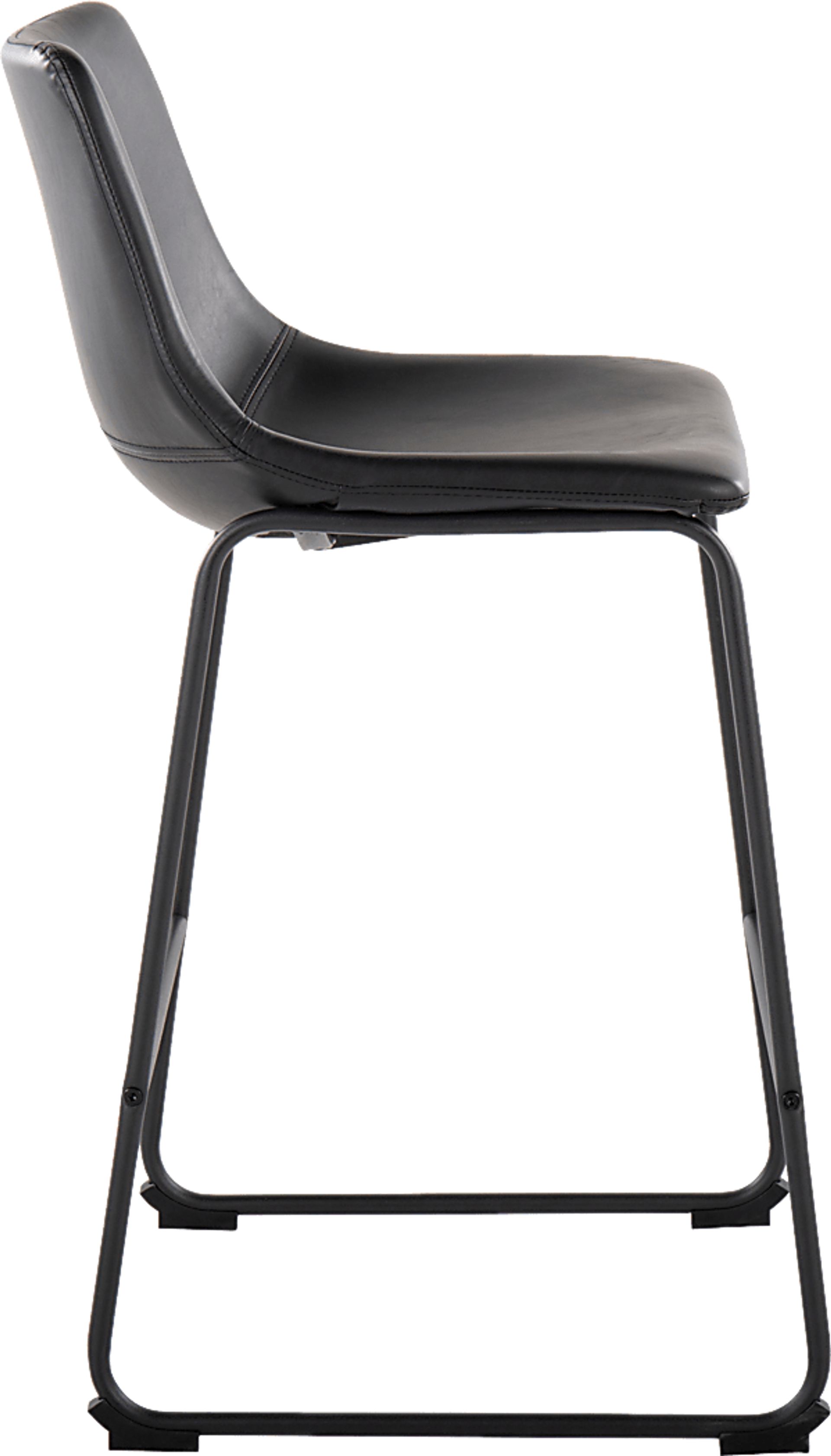 Pridemore II Black Counter Height Stool, Set of 2 - Image 3