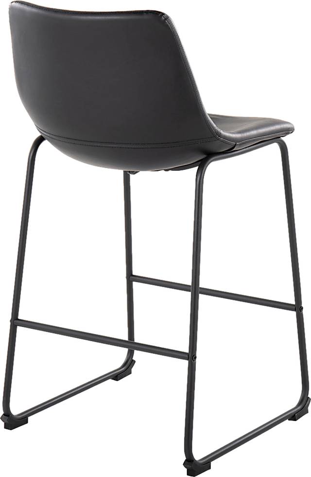 Pridemore II Black Counter Height Stool, Set of 2 - Thumbnail - Image 5