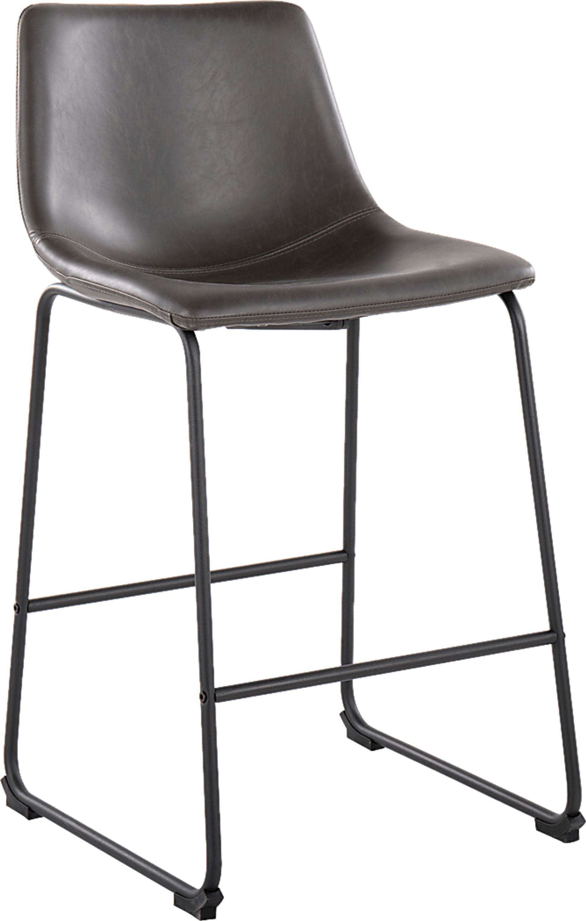 Pridemore II Gray Counter Height Stool, Set of 2 - Image 2
