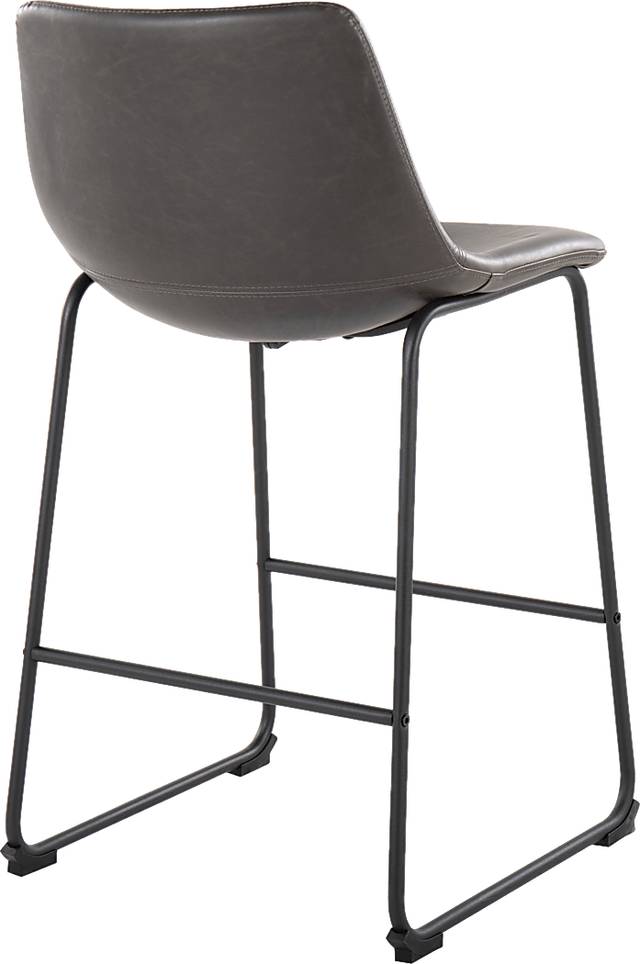 Pridemore II Gray Counter Height Stool, Set of 2 - Thumbnail - Image 5