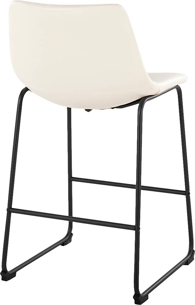 Pridemore II White Counter Height Stool, Set of 2 - Thumbnail - Image 3