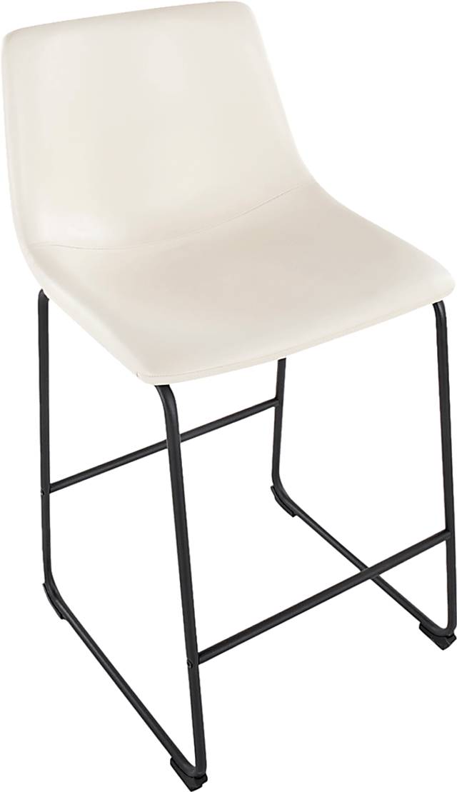 Pridemore II White Counter Height Stool, Set of 2 - Thumbnail - Image 7