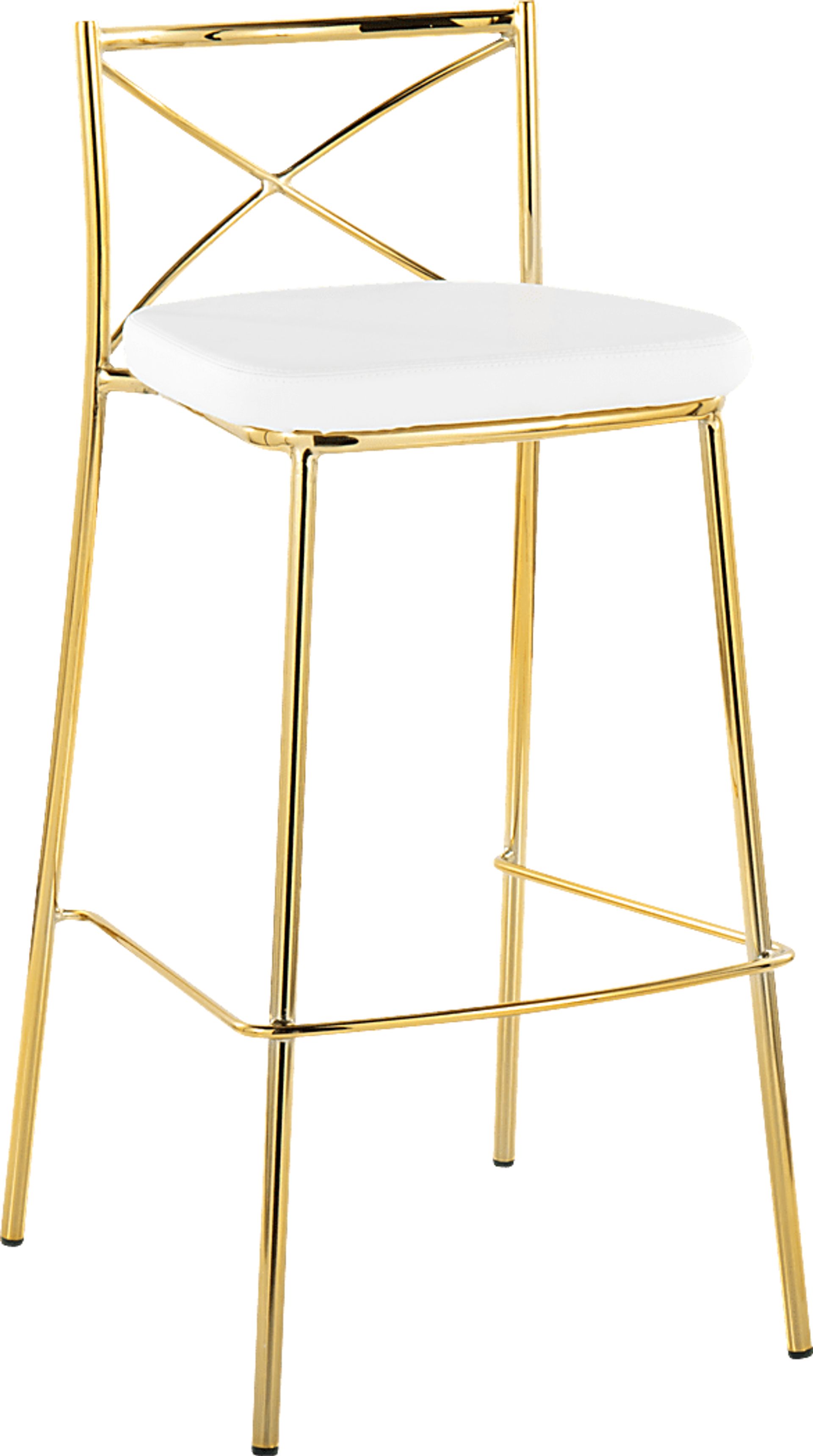 Prienwood White Barstool, Set of 2 - Image 4