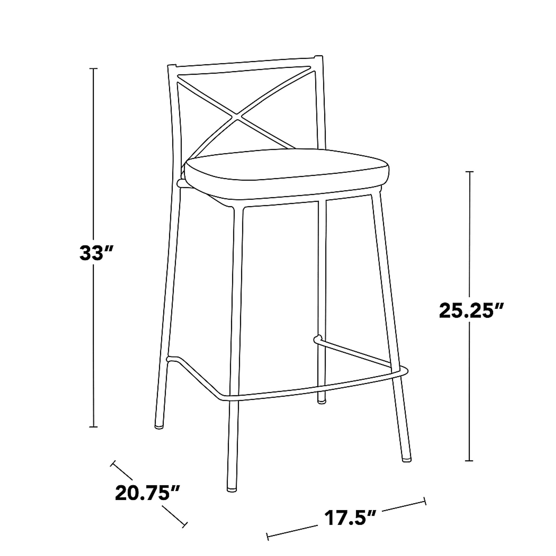 Prienwood White Barstool, Set of 2 - Image 11