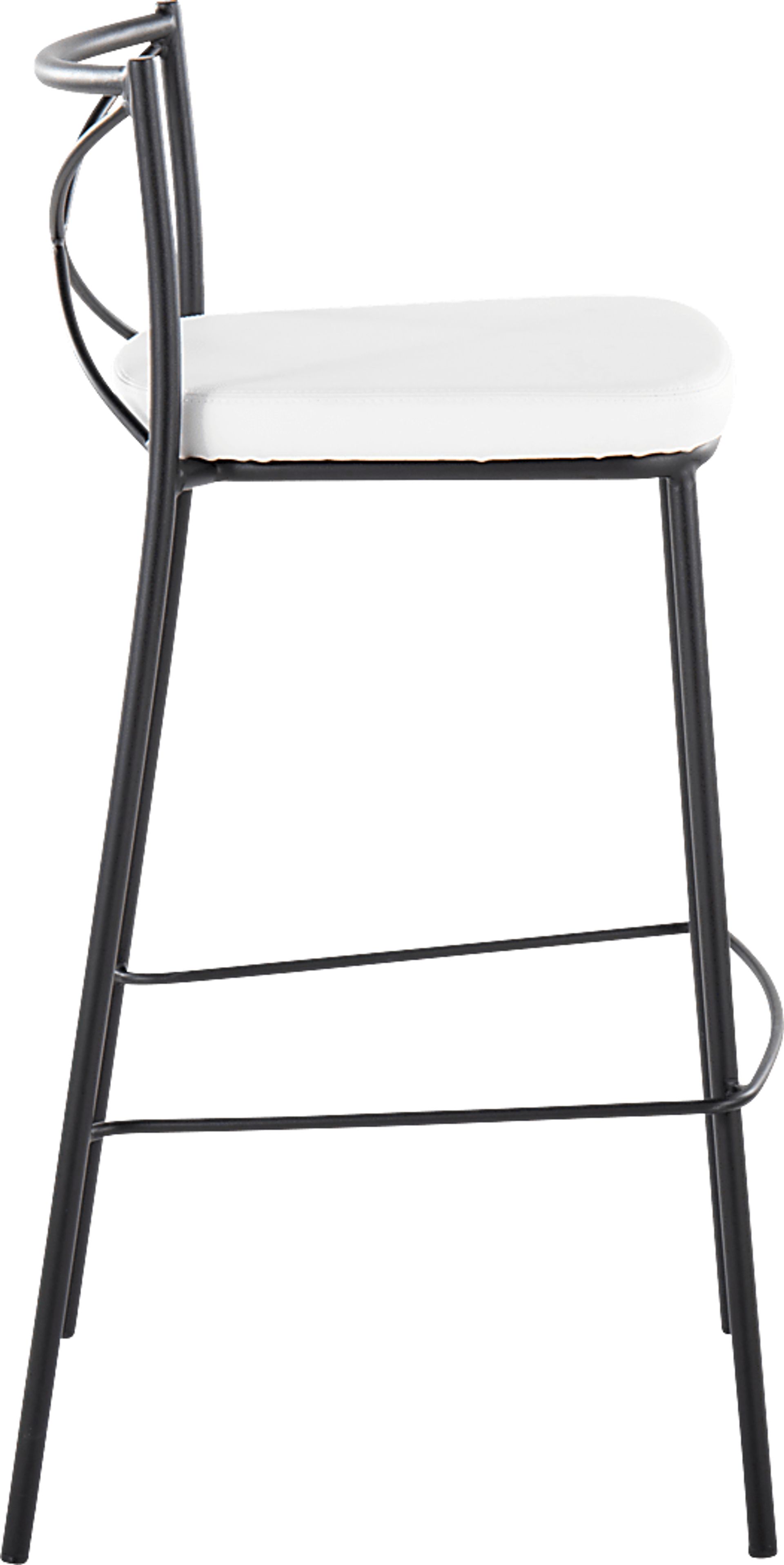Prienwood White Barstool, Set of 2 - Image 5