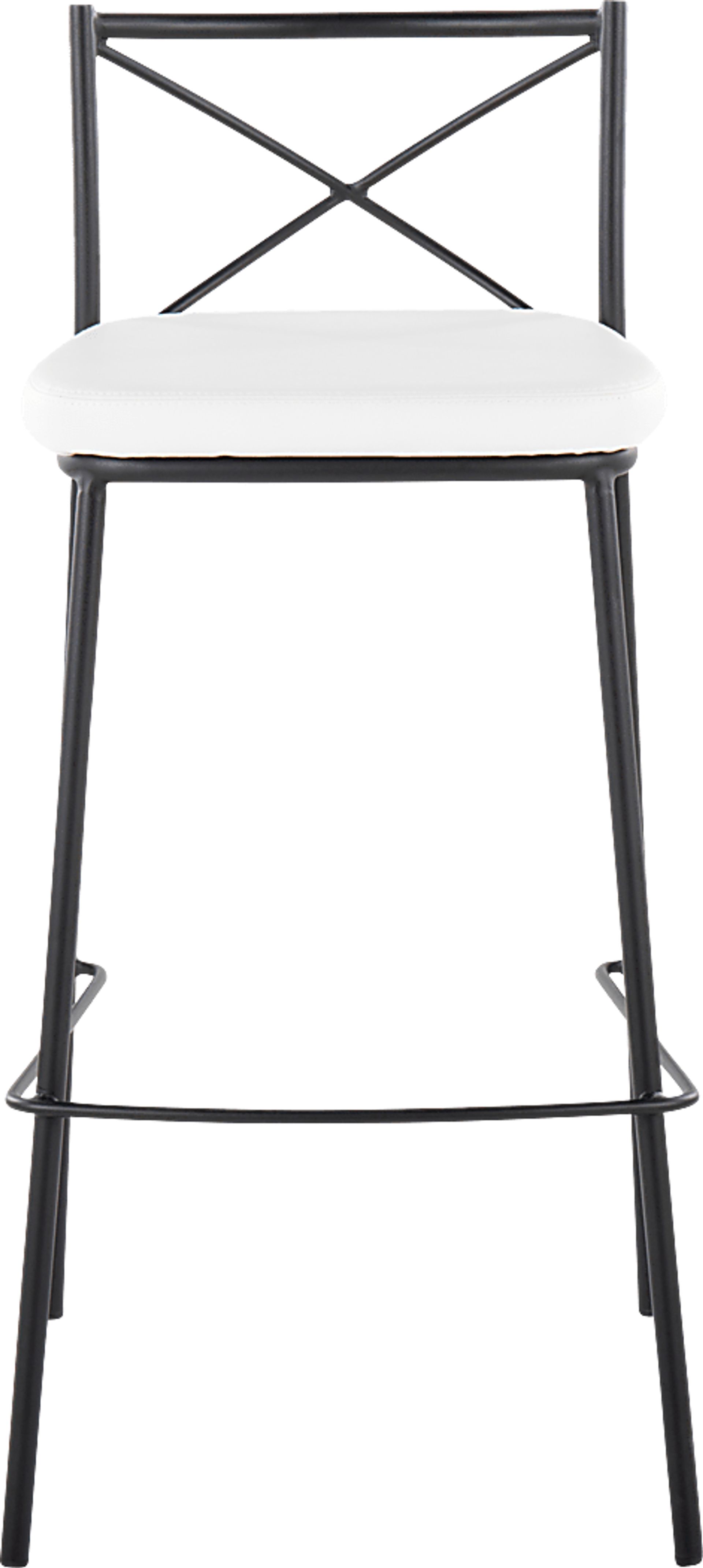 Prienwood White Barstool, Set of 2 - Image 8