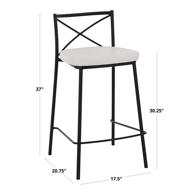 Prienwood White Counter Height Stool, Set of 2 - Thumbnail - Image 15