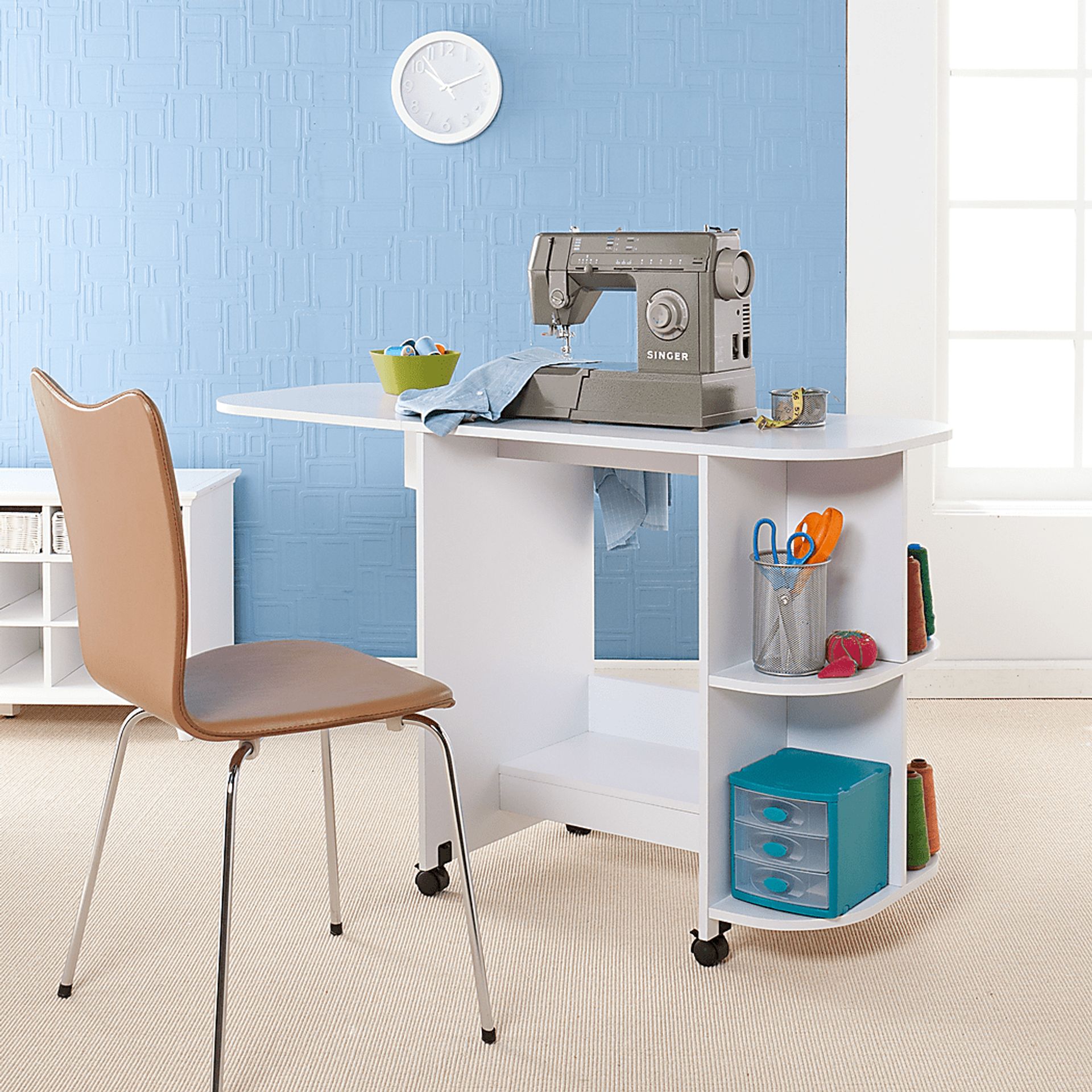 Primedia White Sewing Table - Image 2