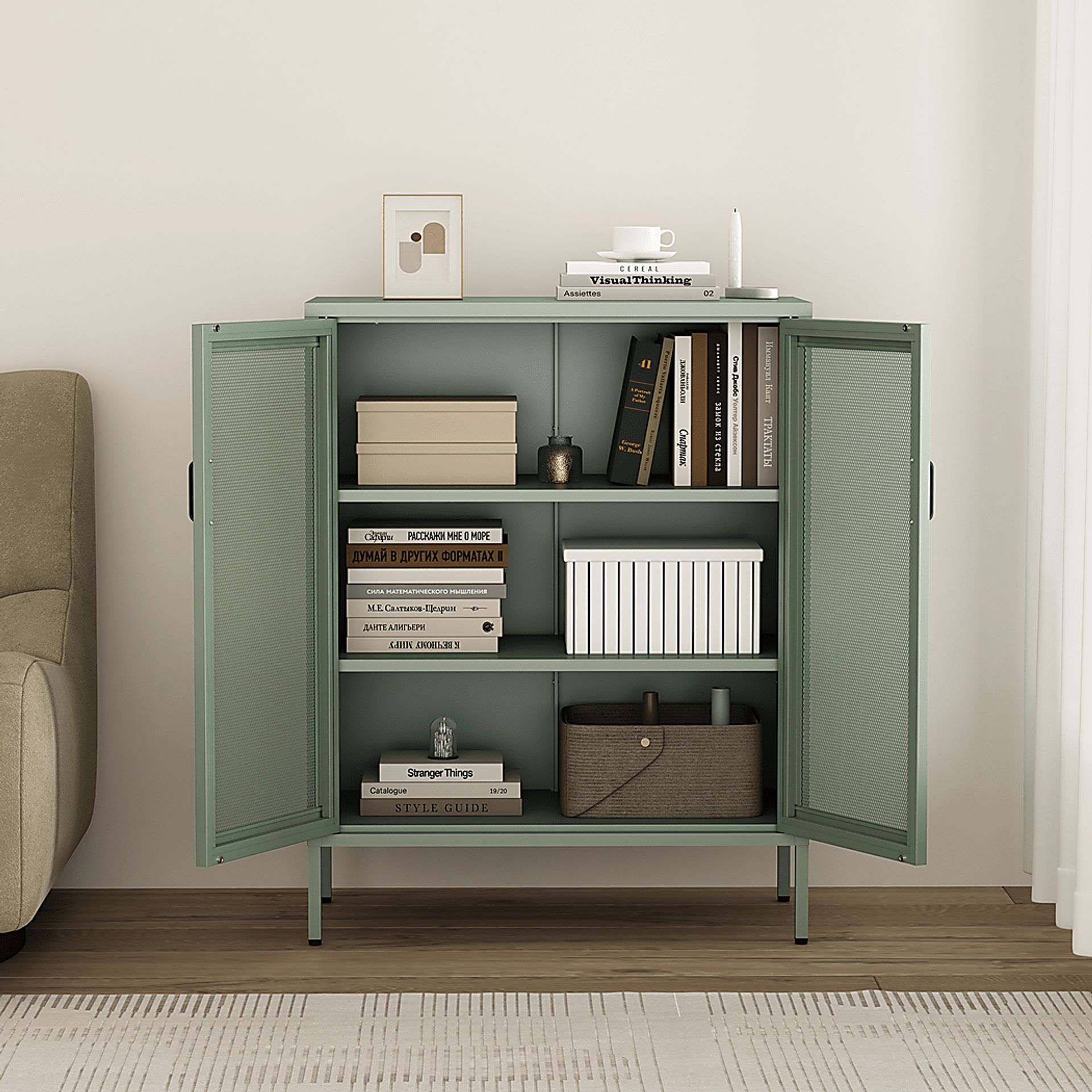 Primediany Green Accent Cabinet - Image 2