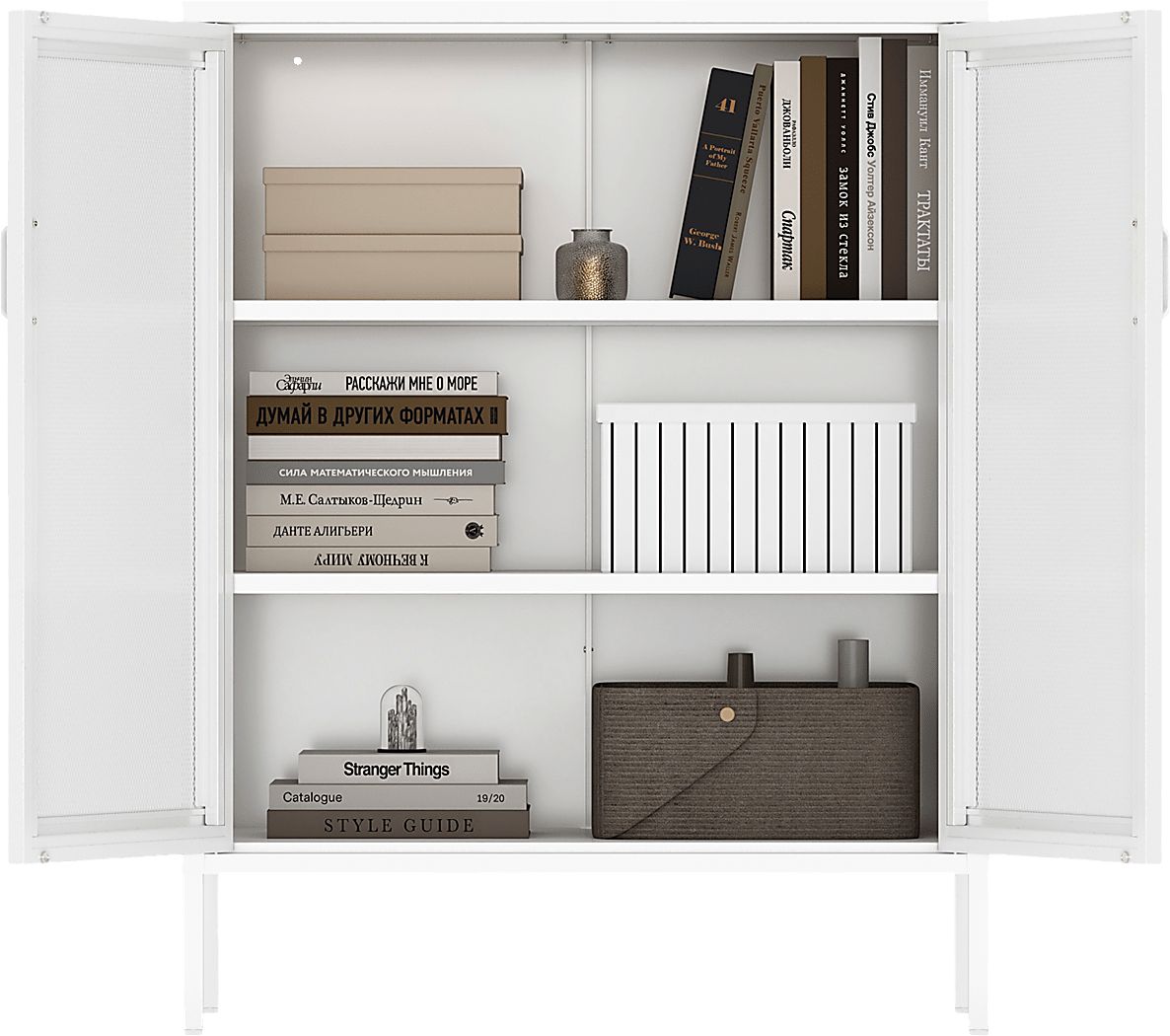 Primediany White Accent Cabinet - Thumbnail 2