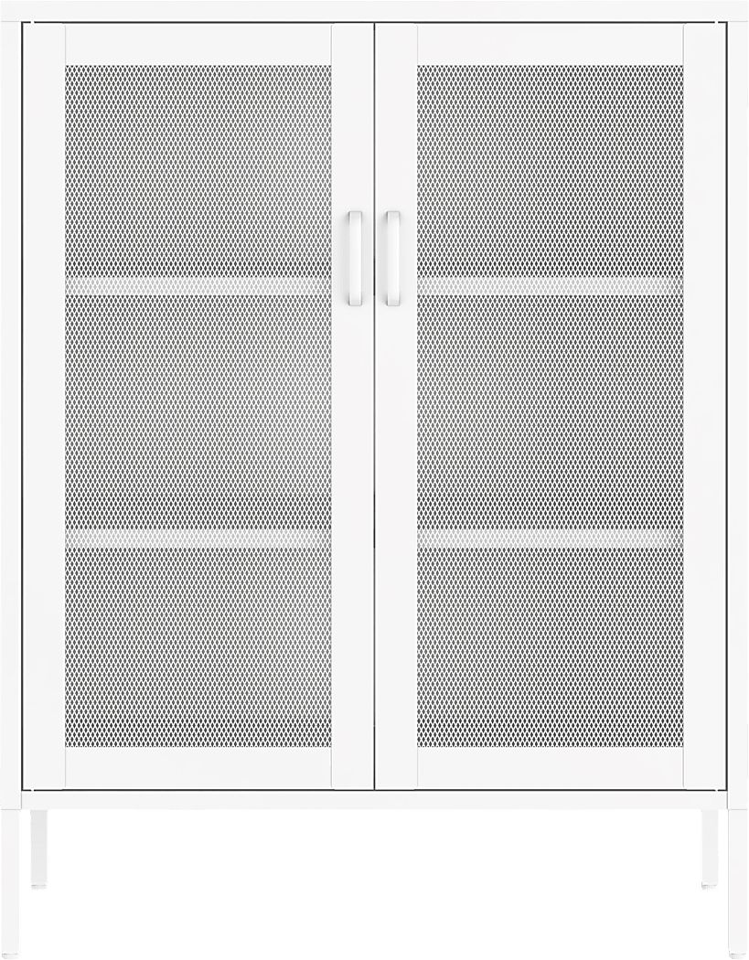 Primediany White Accent Cabinet