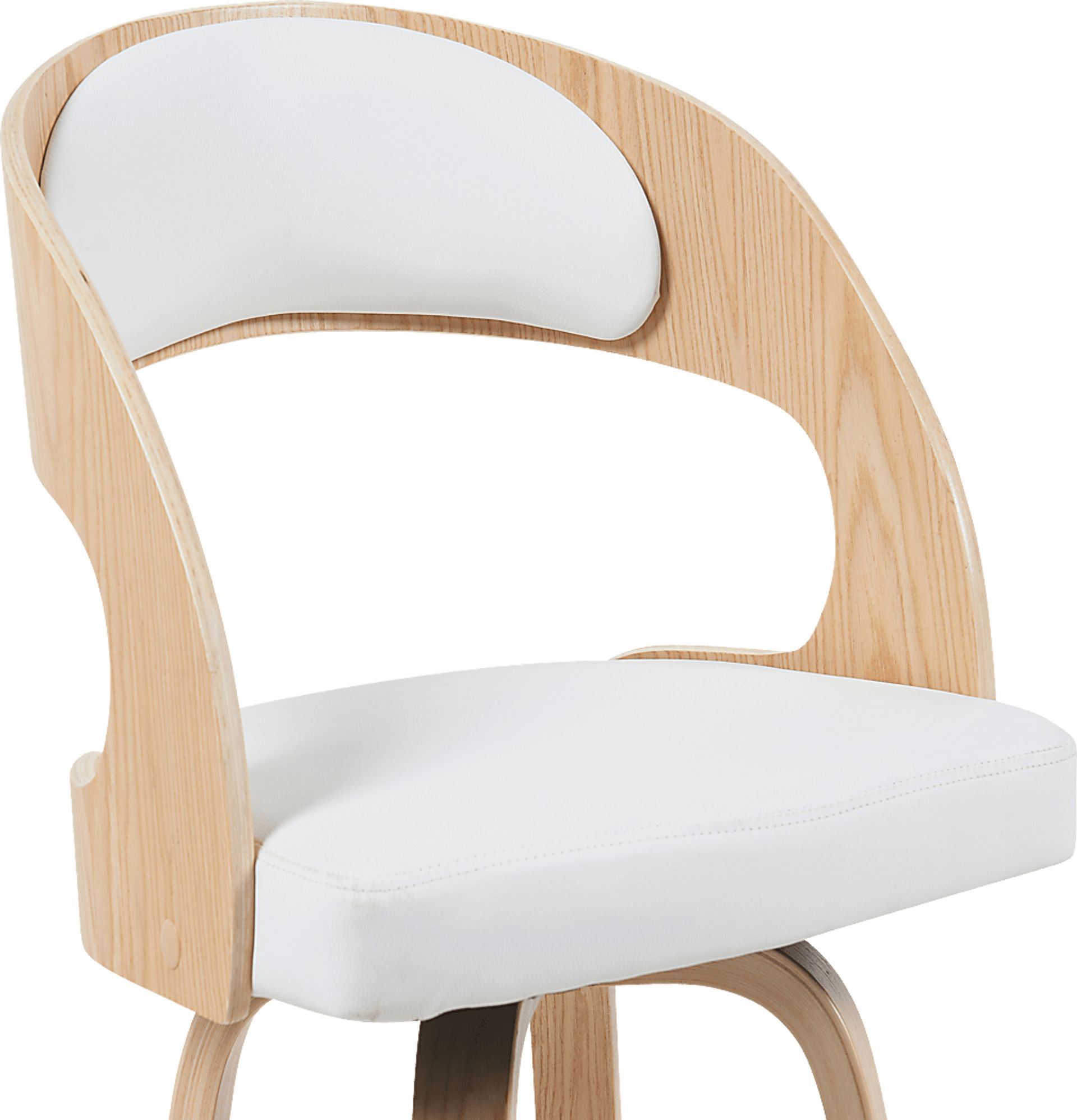 Primegold White Counter Height Stool - Image 3