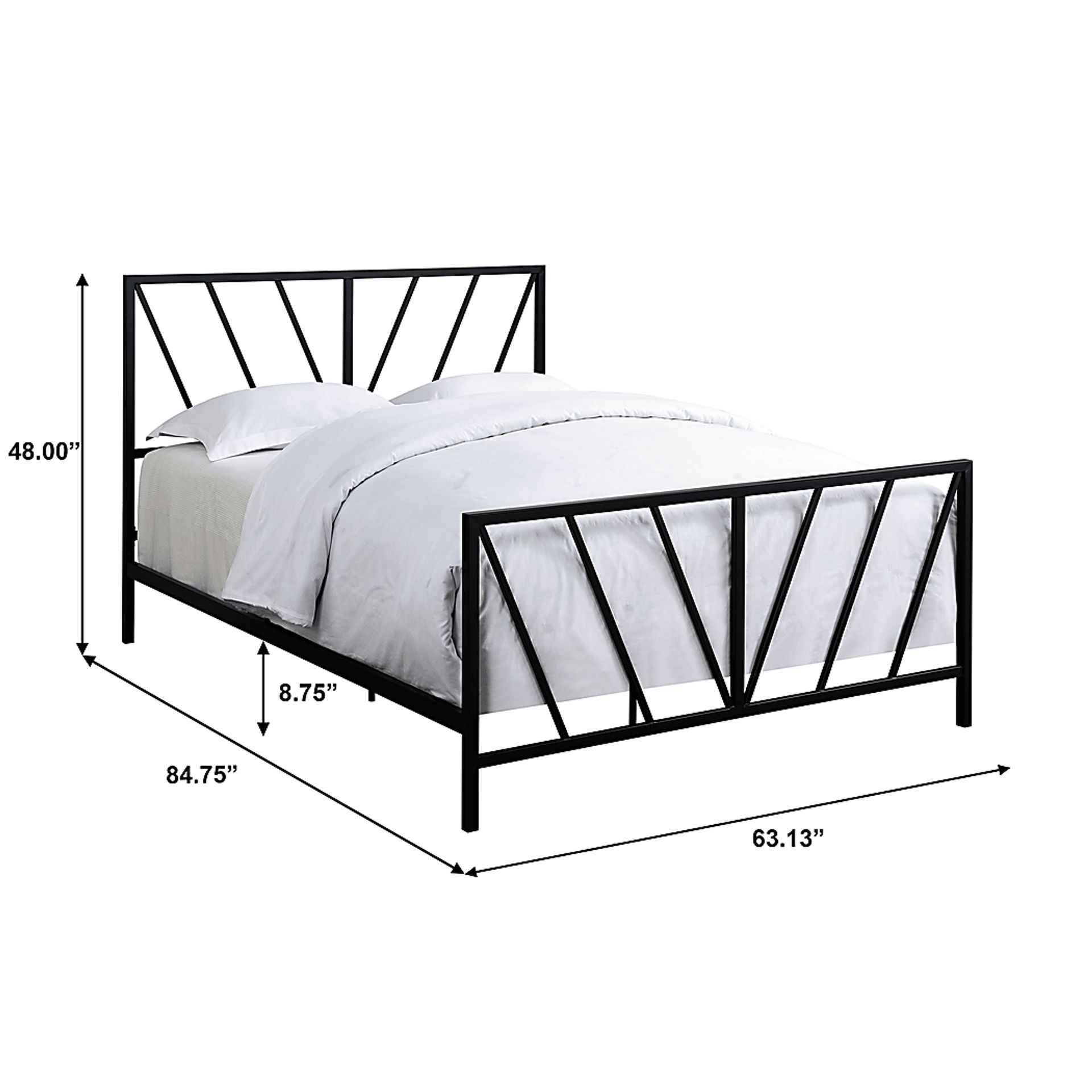 Primmwood Black Queen Bed - Image 7