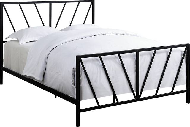 Primmwood Black Queen Bed - Thumbnail - Image 1