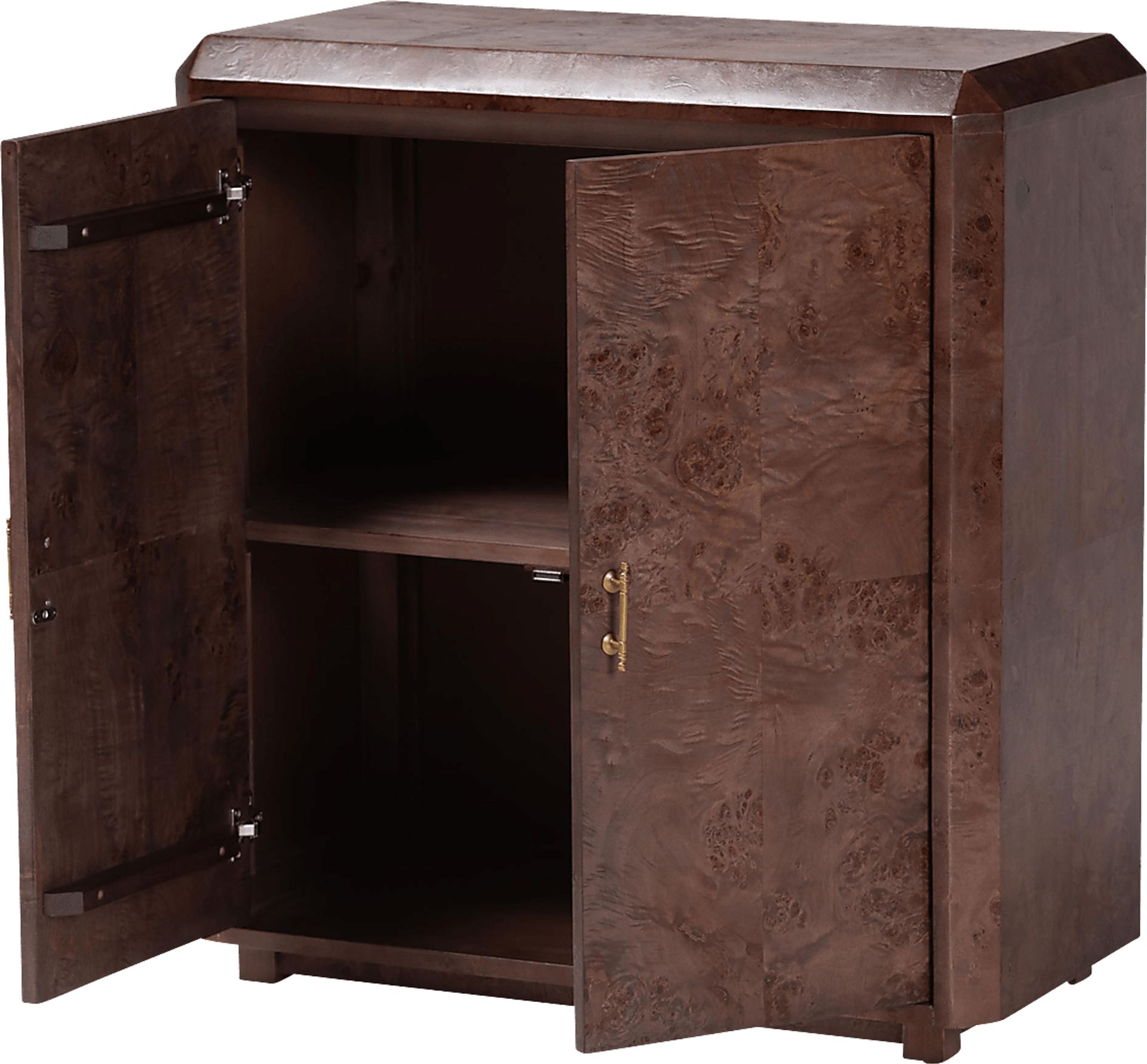 Primsun Dark Brown Accent Cabinet - Image 6