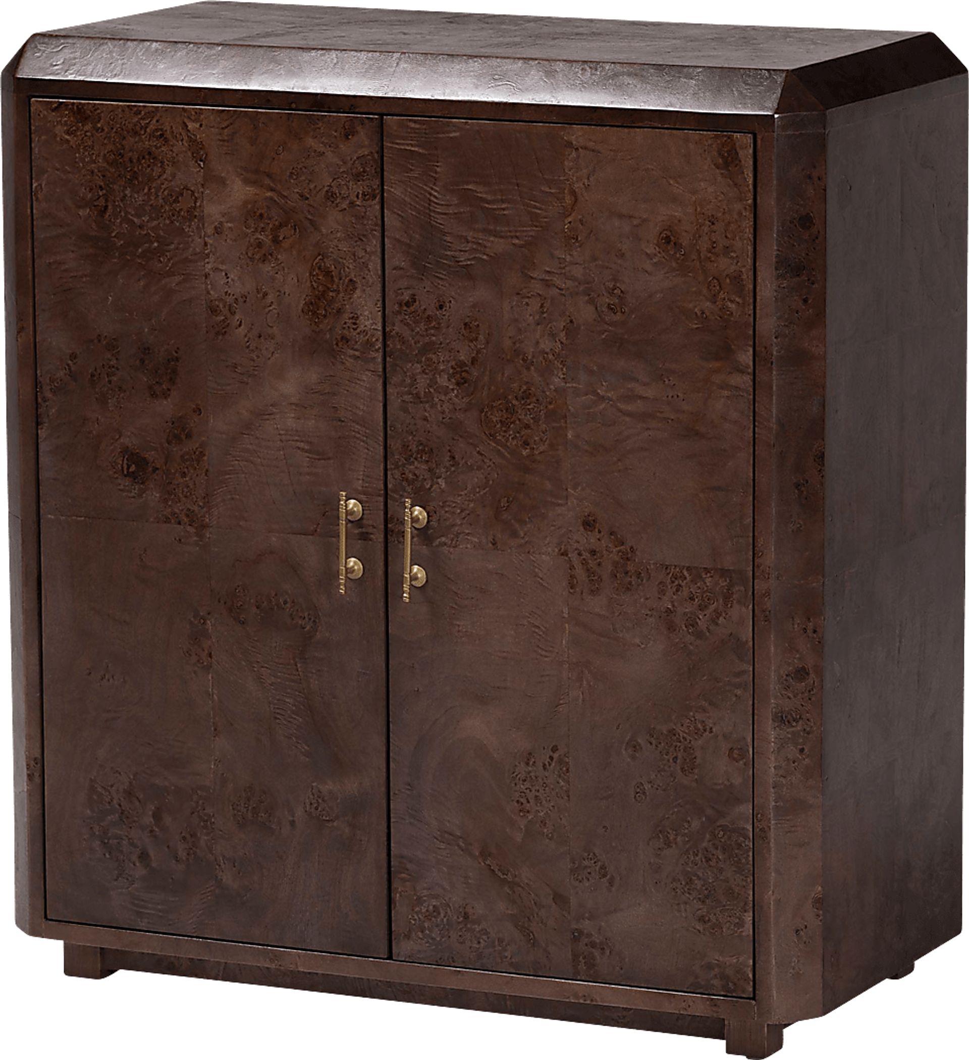 Primsun Dark Brown Accent Cabinet - Image 1