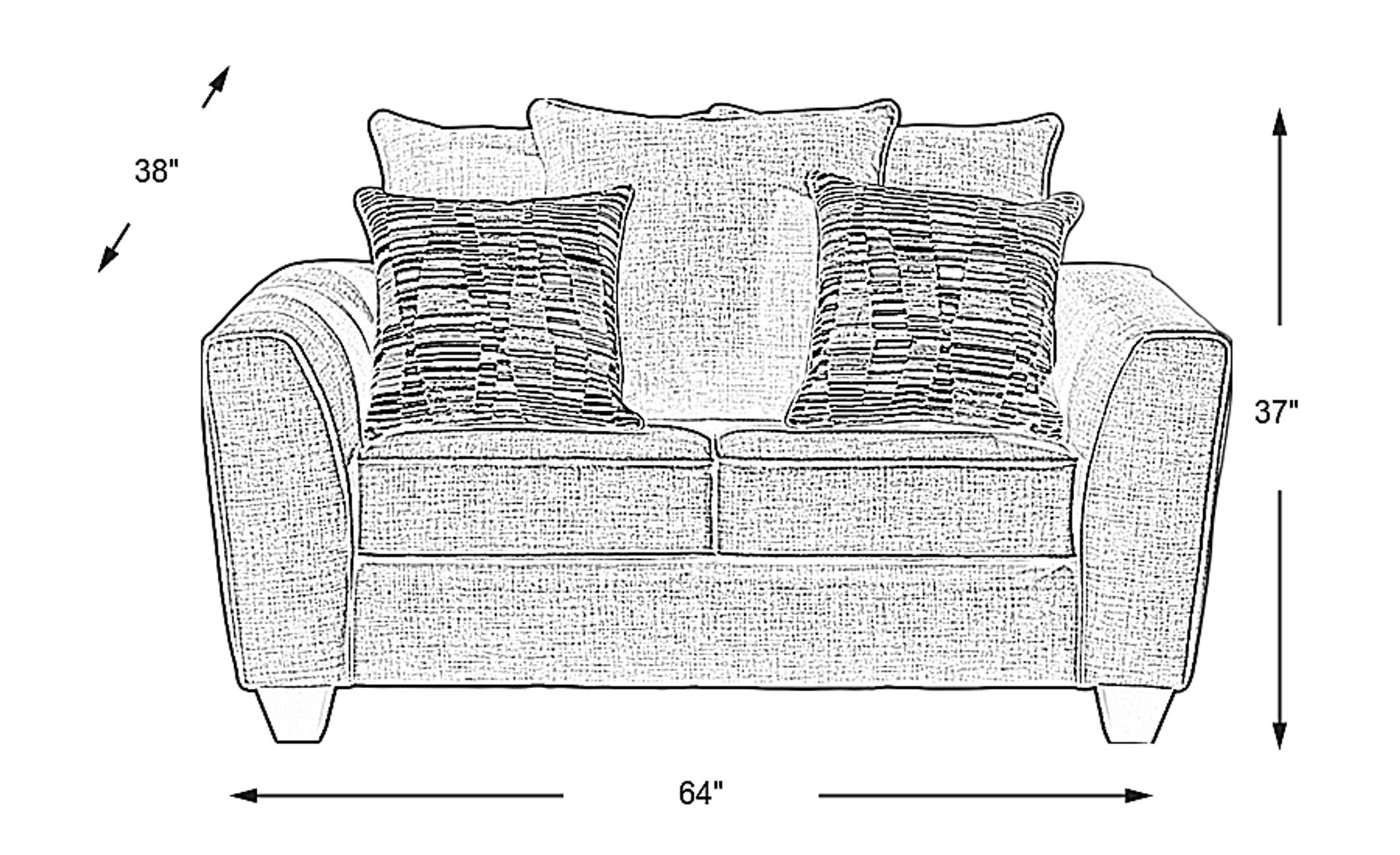 Dimension Image. Please refer to the Dimension Tab on this page for dimension details.
