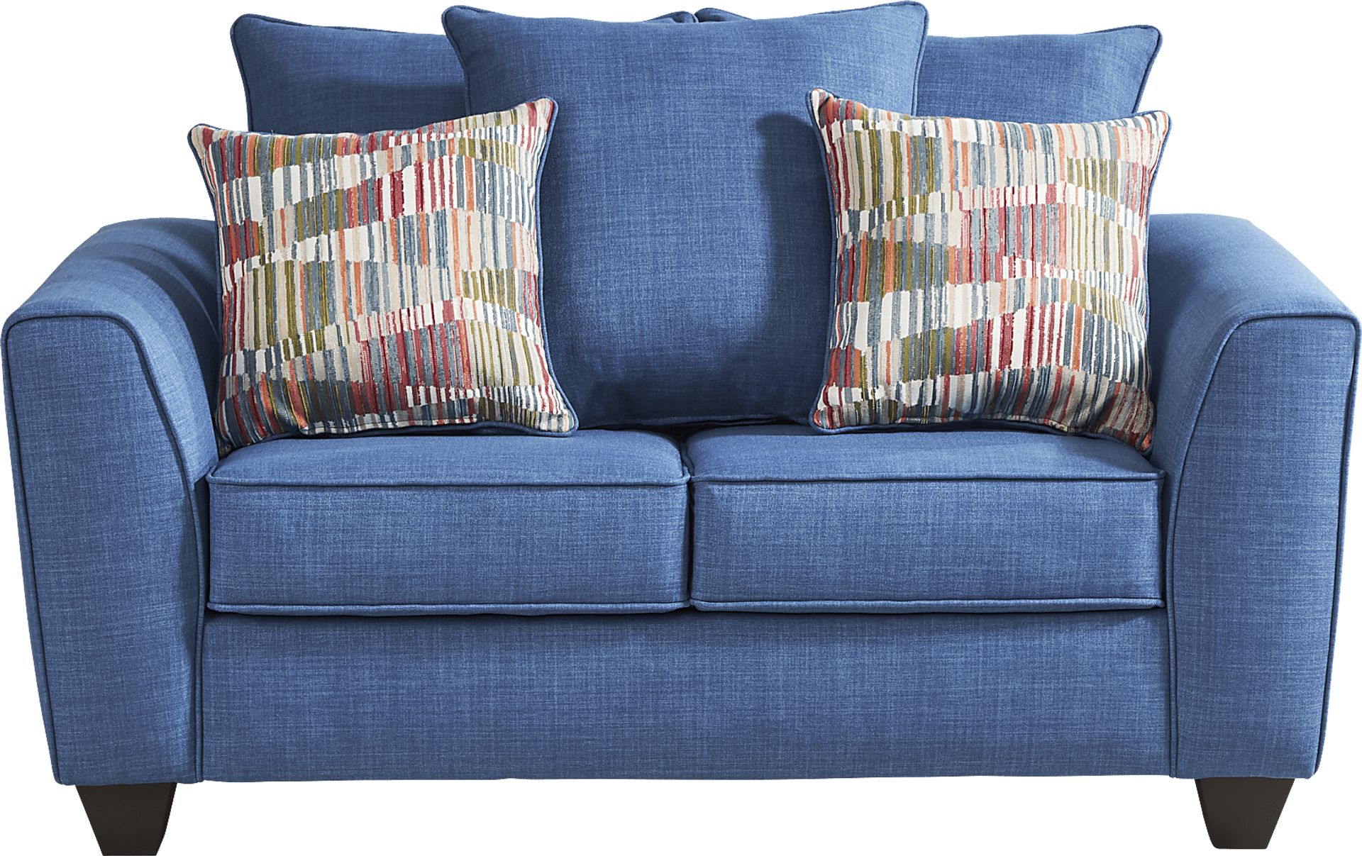 Primwell Place Blue Loveseat - Image 1
