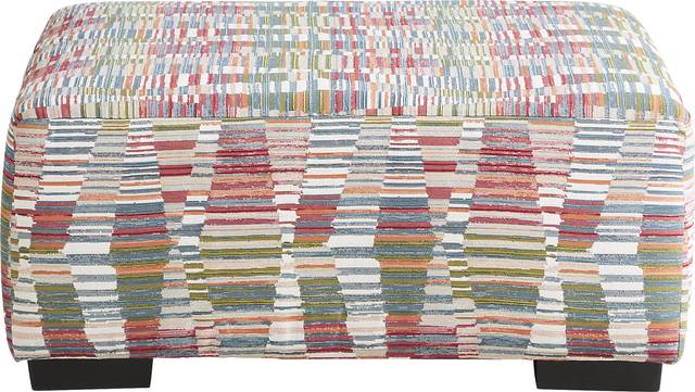 Primwell Place Multicolored Cocktail Ottoman - Thumbnail - Image 2