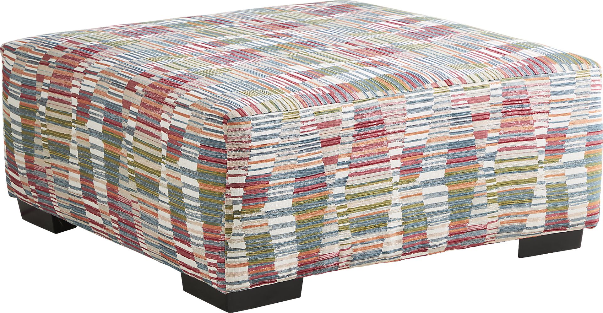 Primwell Place Multicolored Cocktail Ottoman - Image 1