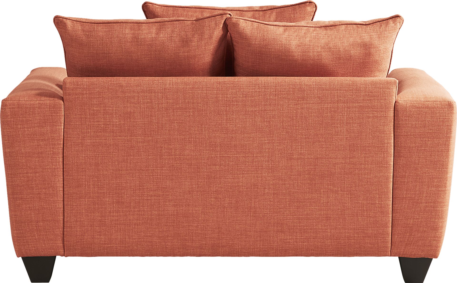 Primwell Place Orange 7 Pc Living Room with Gel Foam Sleeper Sofa - Image 5