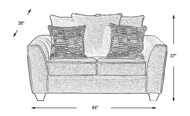 Dimension Image. Please refer to the Dimension Tab on this page for dimension details.