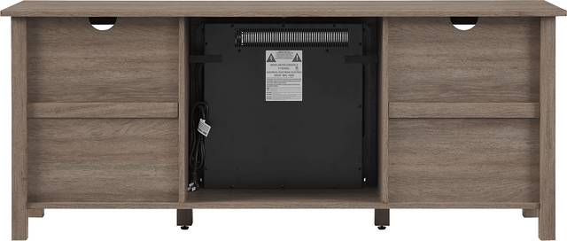 Primwood Driftwood 58 in. Console, With Electric Fireplace - Thumbnail - Image 4