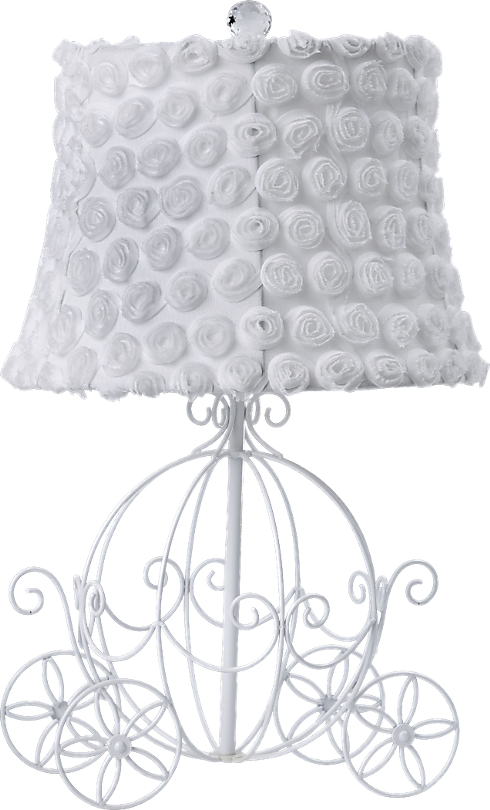 Kids Princess Carriage White Lamp - Image 1