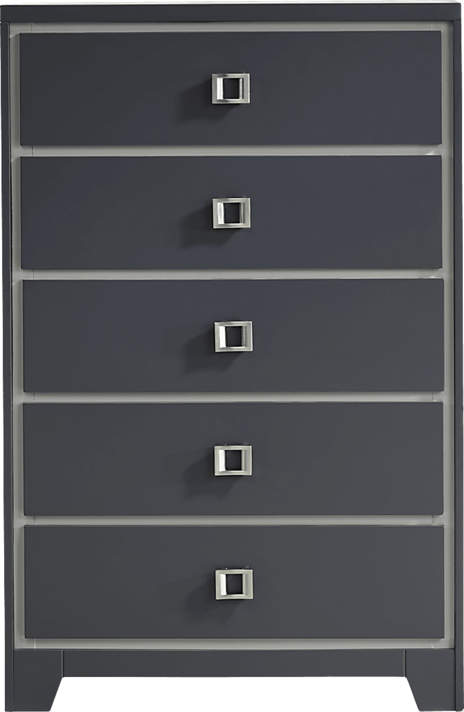Princeton Hall Blue 5 Pc King Bedroom - Image 5
