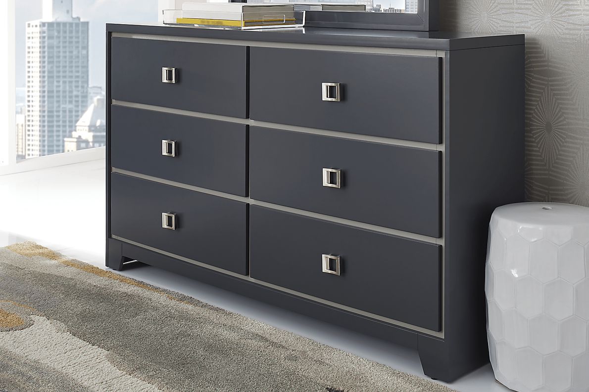 Princeton Hall Blue Dresser Rooms To Go