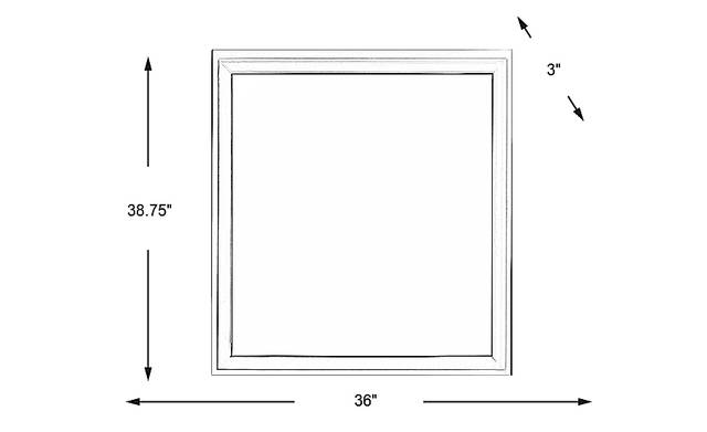 Dimension Image. Please refer to the Dimension Tab on this page for dimension details.