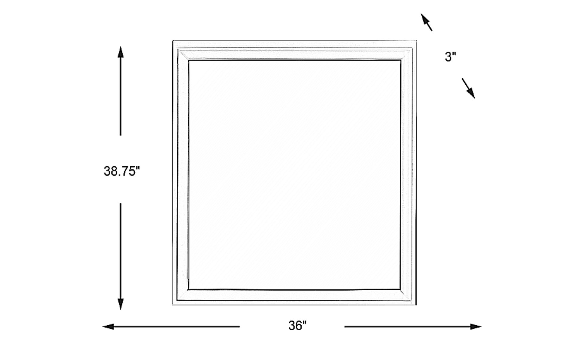 Dimension Image. Please refer to the Dimension Tab on this page for dimension details.