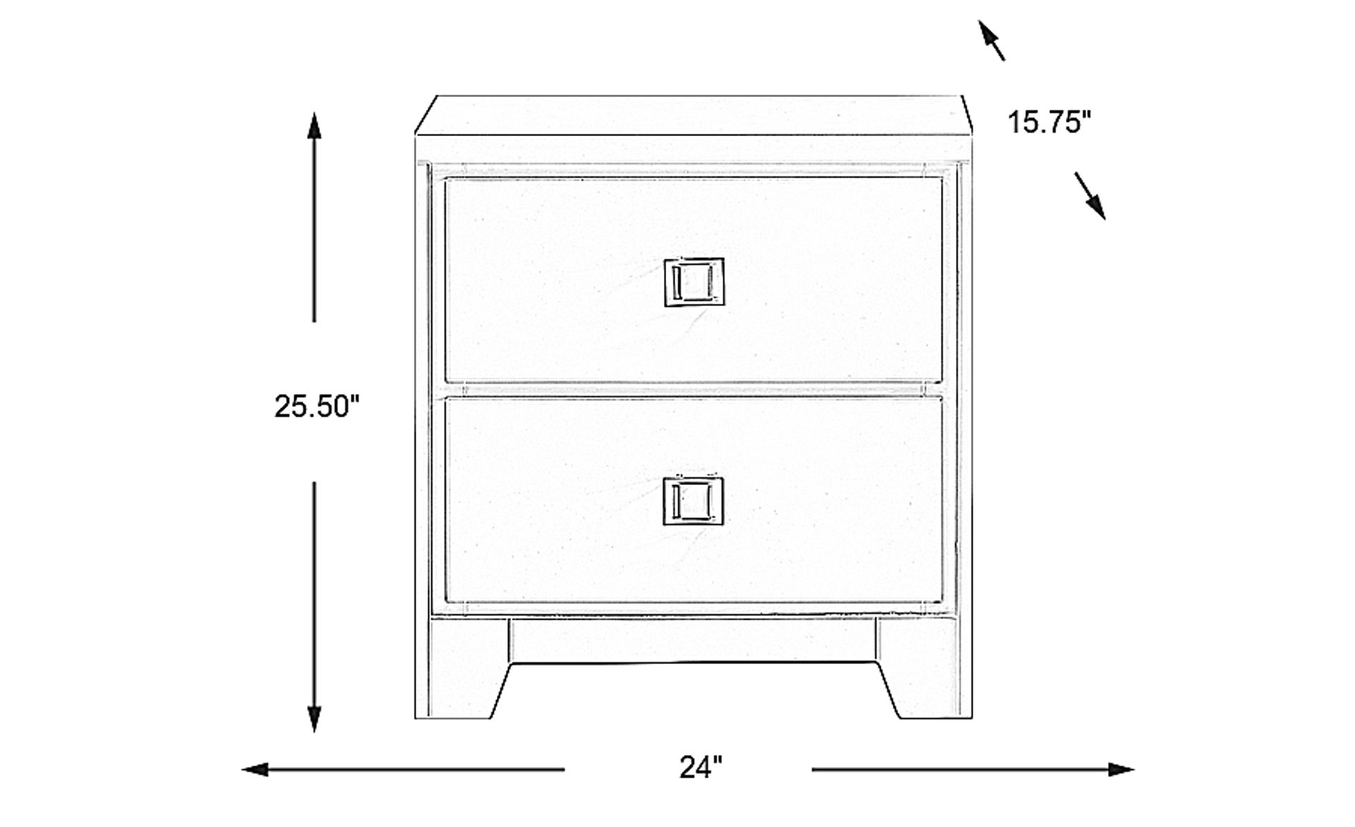 Dimension Image. Please refer to the Dimension Tab on this page for dimension details.