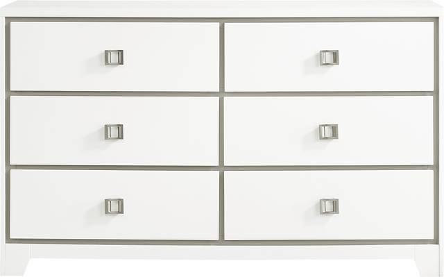 Princeton Hall White Dresser - Thumbnail - Image 1