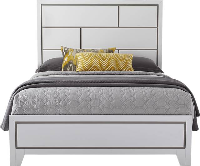 Princeton Hall White 5 Pc King Bedroom - Thumbnail - Image 2