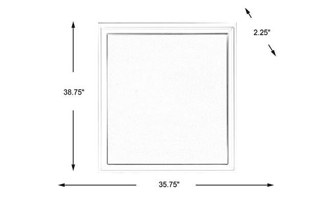 Dimension Image. Please refer to the Dimension Tab on this page for dimension details.