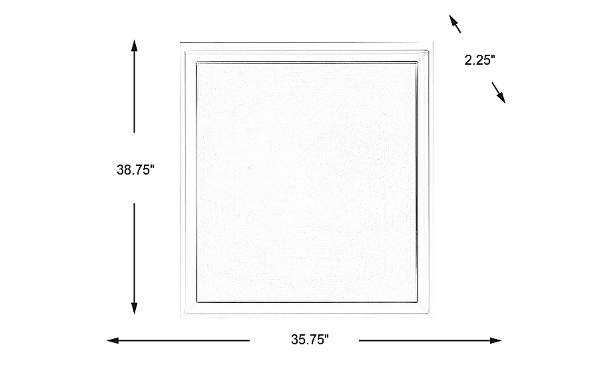 Dimension Image. Please refer to the Dimension Tab on this page for dimension details.