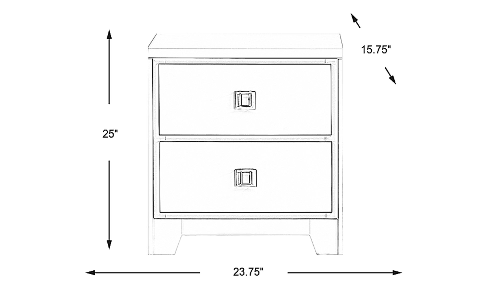 Dimension Image. Please refer to the Dimension Tab on this page for dimension details.