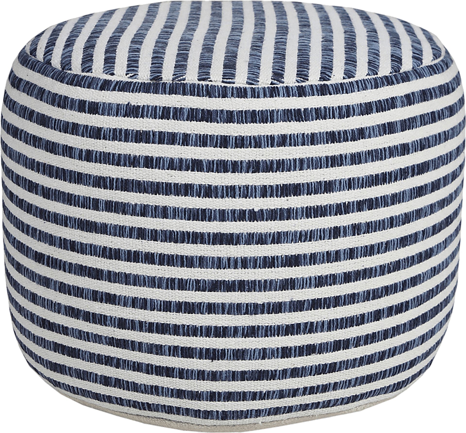 Prinloo Black/White Pouf - Image 1