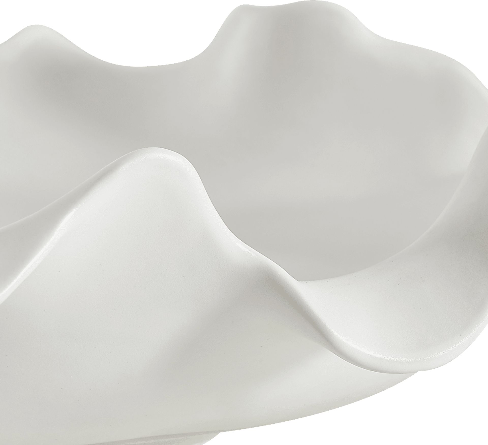 Priscia White Outdoor Bowl - Image 4