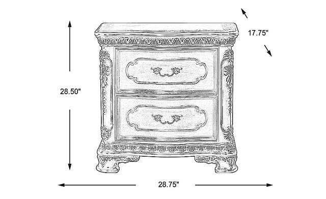 Dimension Image. Please refer to the Dimension Tab on this page for dimension details.