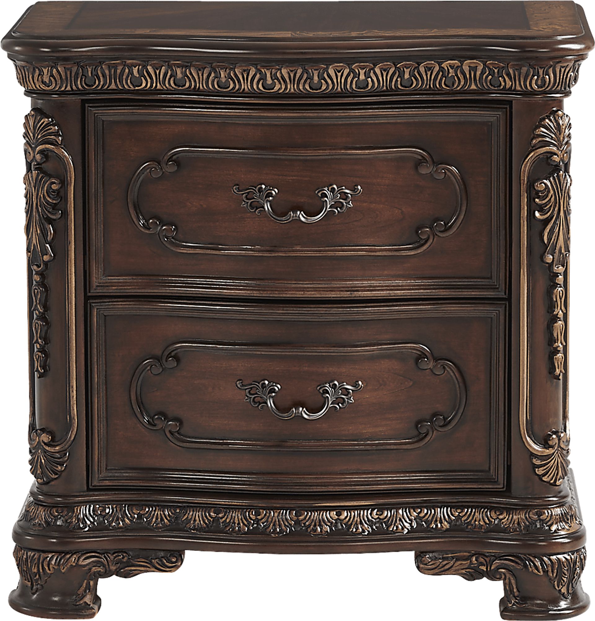 Priscilla Brown Cherry Nightstand - Image 1