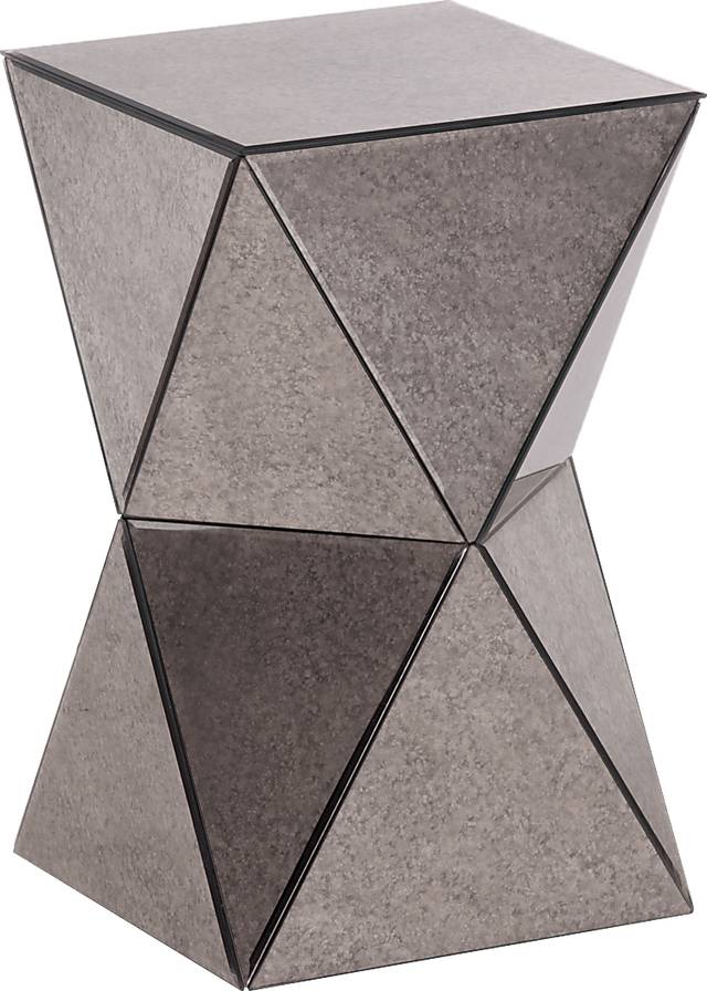 Prism Place Gray Accent Table - Thumbnail - Image 1