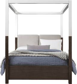3 pc queen canopy bed