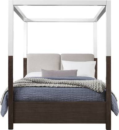 3 pc queen canopy bed