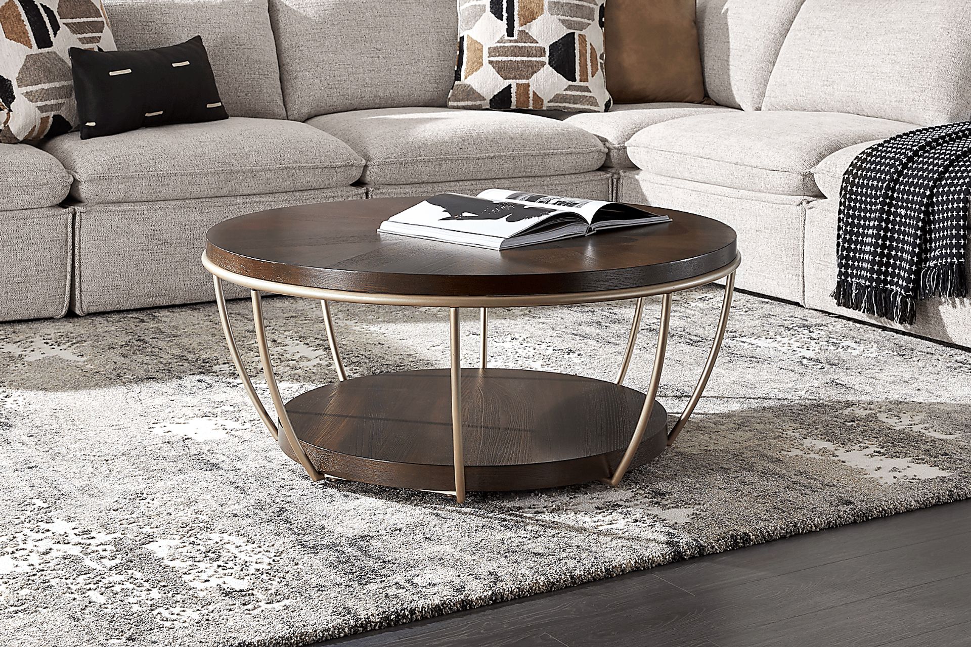 Prospect Heights Brown Cherry 3 Pc Table Set - Image 3