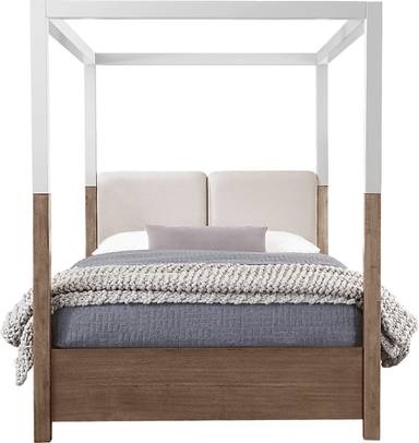 3 pc king canopy bed