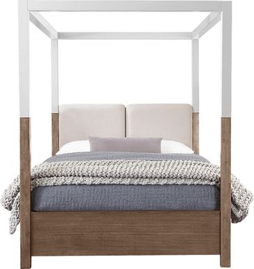 Prospect Heights Caramel 3 Pc Queen Canopy Bed