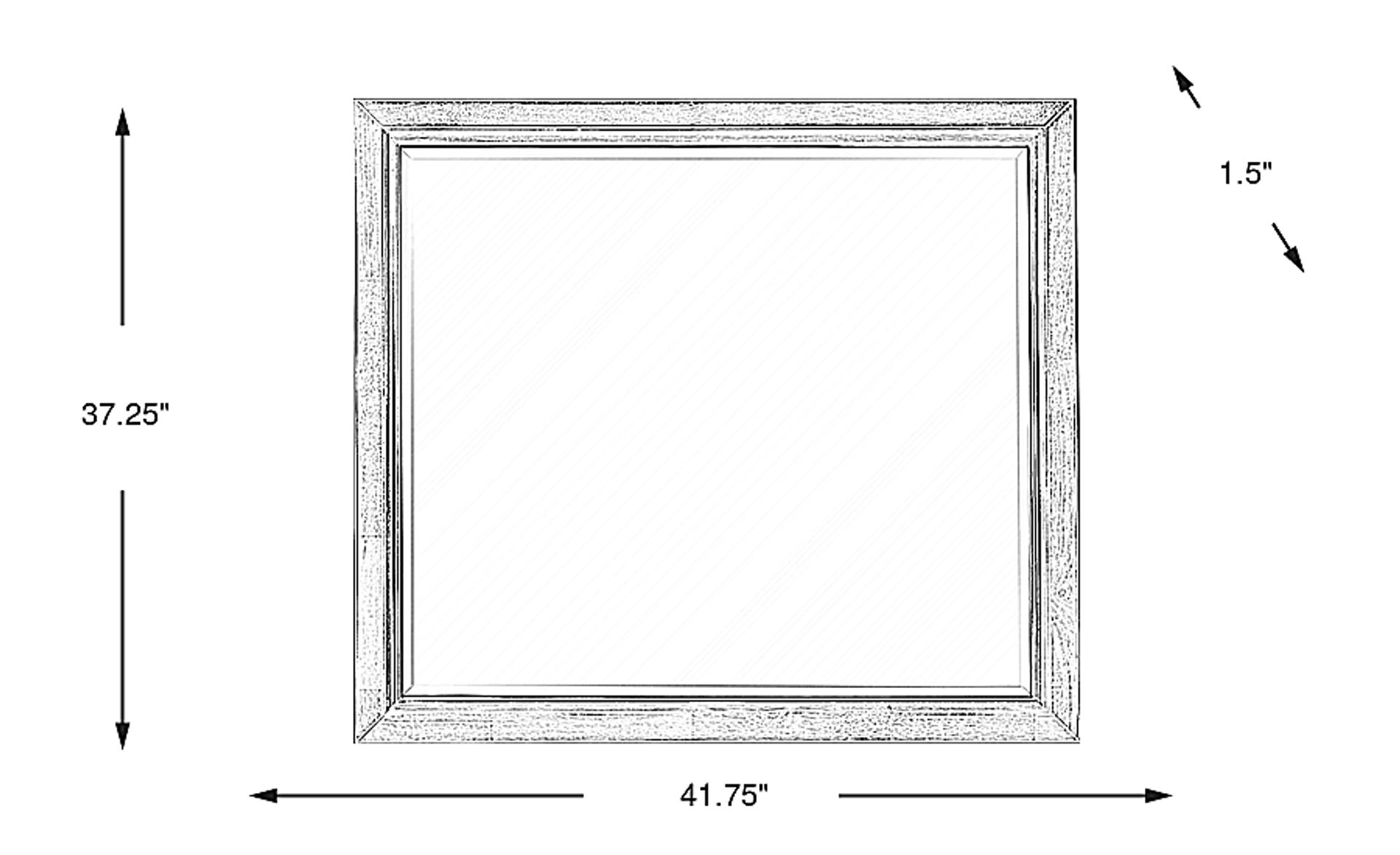 Dimension Image. Please refer to the Dimension Tab on this page for dimension details.