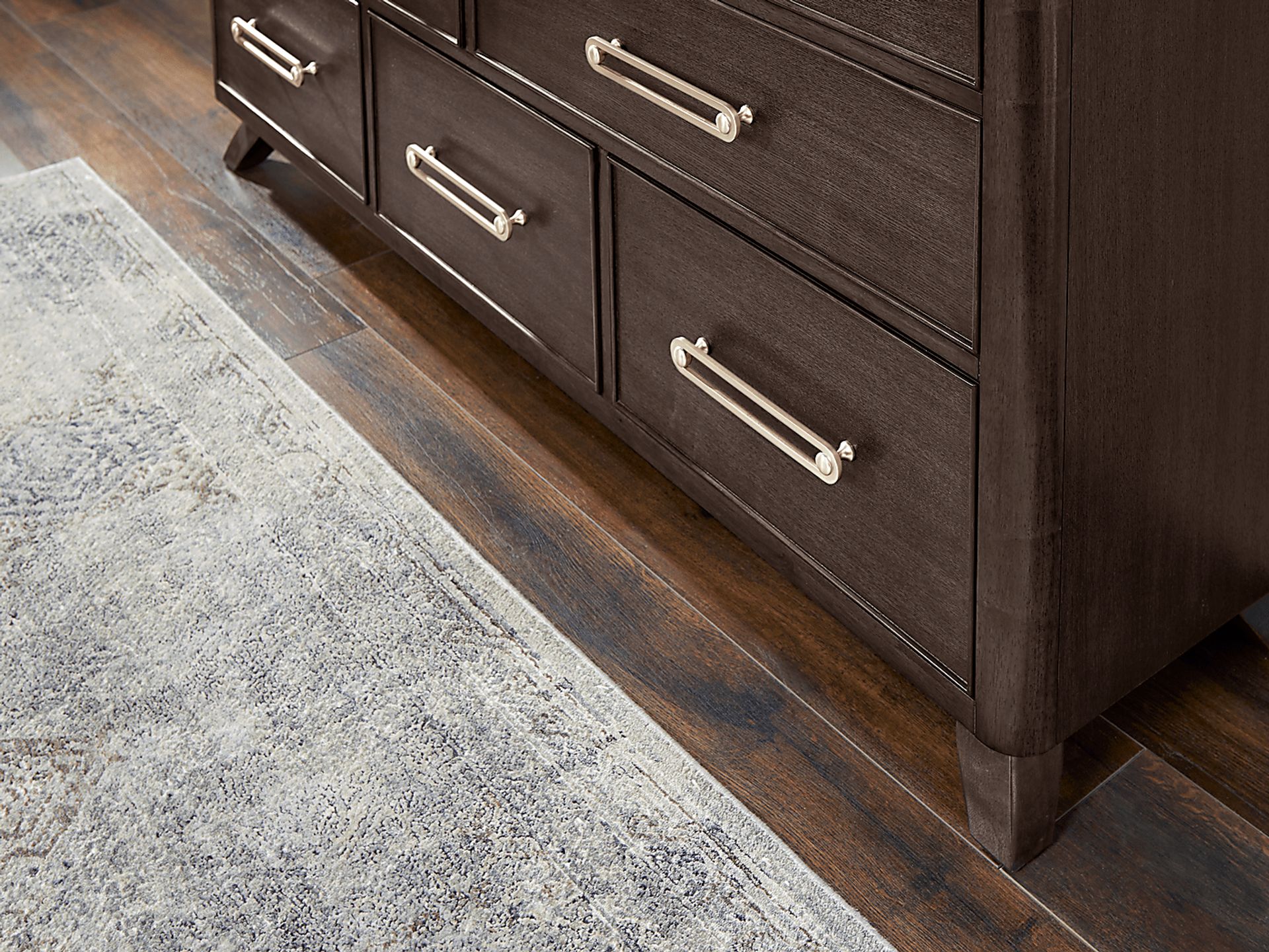 Prospect Heights Dark Brown 7 Pc King Canopy Bedroom - Image 6